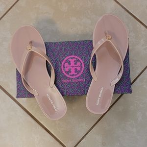 🩷 Like New 🩷 Tory Burch Jelly Thong Size 9 Women's Mallow color